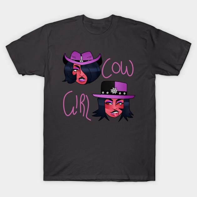 COWGIRL - NISHA THE LAWBRINGER T-Shirt by finallycowboys